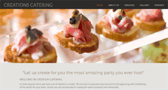 Desktop Screenshot of creationscatering.com